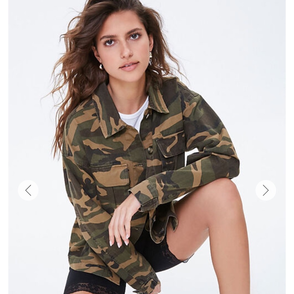 Camo Denim Jacket